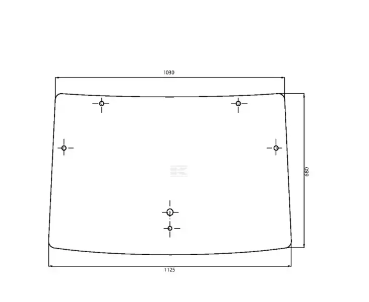 Tuulilasi SLH (DF 00097700050) - Ohjaamo ja kori - 8716106706969 - 1