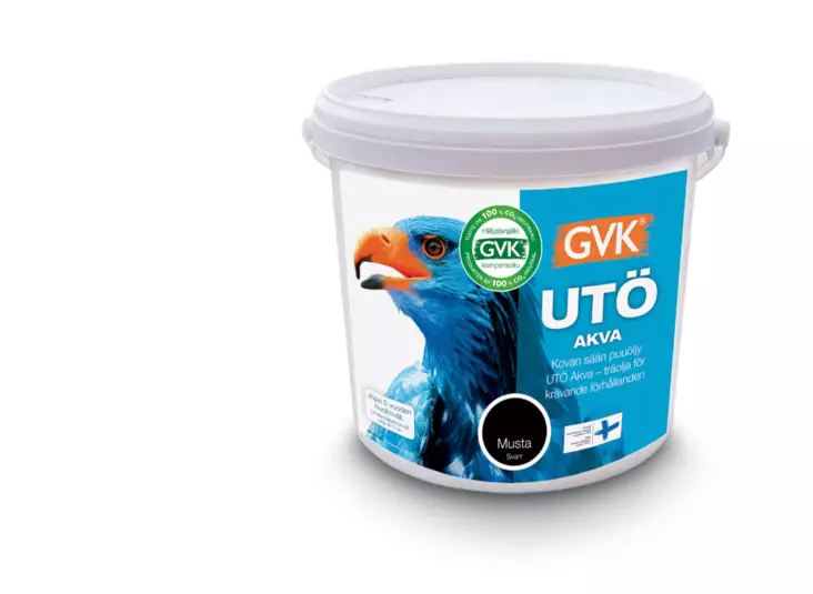 UTÖ AKVA puuöljy musta 0,9 litraa - Öljyt, vahat, kyllästeet - 6419726999569 - 1