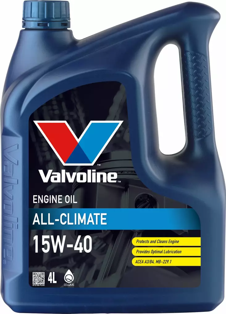 Valvoline All Climate 15W-40 moottoriöljy 4 l - Moottoriöljyt - 8710941022499 - 1