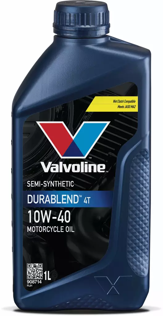 Valvoline Durablend 4T 10W-40 moottoriöljy 1 l - Moottoriöljyt - 8710941014029 - 1