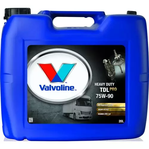 Valvoline Heavy Duty TDL Pro 75W-90 vaihteistoöljy 20 l - Vaihteistoöljyt - 8710941019819 - 1