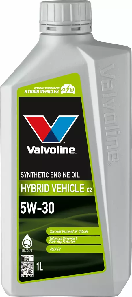 Valvoline Hybrid C2 5W-30 moottoriöljy 1 l - Moottoriöljyt - 8710941032849 - 1