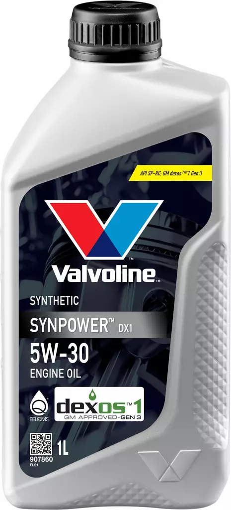 Valvoline SynPower DX1 5W-30 moottoriöljy 1 l - Moottoriöljyt - 8710941013879 - 1