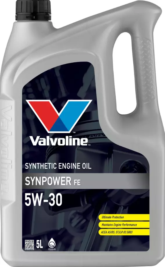 Valvoline SynPower FE 5W-30 moottoriöljy 5L - Autokemikaalit - 8710941022079 - 1