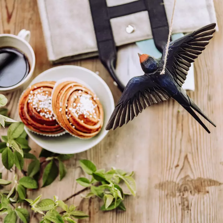 Wildlife Garden koristelintu Haarapääsky lentävä - Luontoaiheiset tuotteet - 7350054766029 - 2