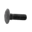 Lukkoruuvi M8 x 16 mm 4.6 musta 50 kpl - Pultit ja mutterit, metrinen kierre - 5700038064306a - 1