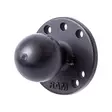 Tasokiinnike kuulalla, pyöreä pohja 1/4"-20 ulkokierre, koko C/1.5" kuula - Ohjaamotarvikkeet - RAMC202A - 1