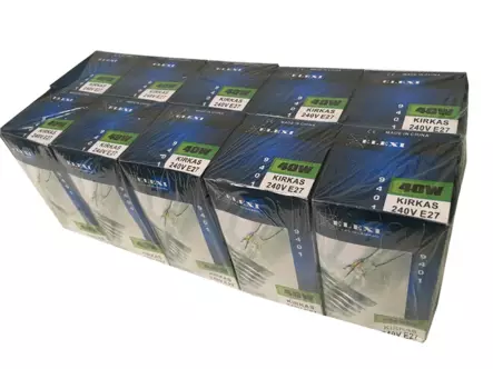 Hehkulamppu 40W 10 kpl/pkt - E27-kanta - 6420300094013b - 1