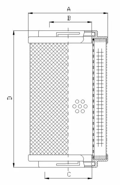 Hydrauliikkasuodatin RHK800M10B - Hydrauliikkasuodattimet - RHK800M10B - 2