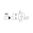 2/2 venttiili NC patruuna 40 l - Hydrauliikka - EC08M20NB - 3