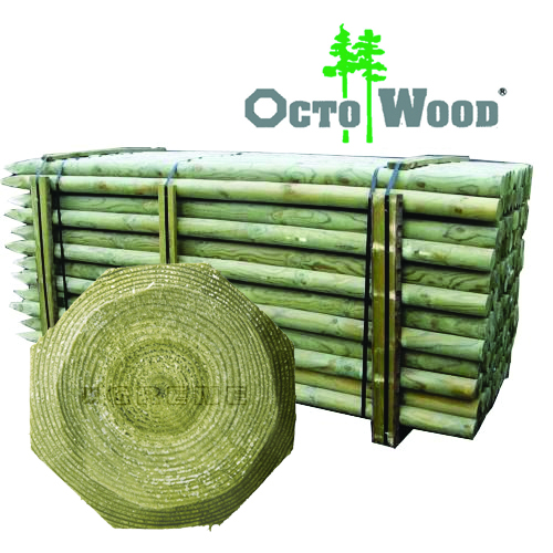 Aitatolppa Octowood 80x2500 mm 84 kpl - Aitapaalut - 1666260825b - 1