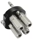 Pikaliitin Multifaster P506 4 x 3/8" rasvanipalla (1/2" kierre; työkoneosa) - Hydrauliikka - 3P506G412GMC - 1