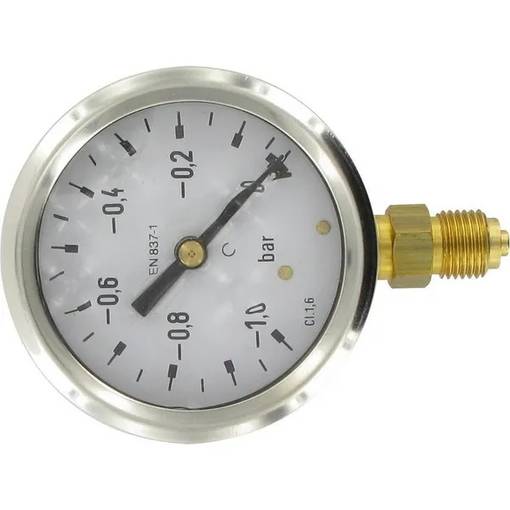 Painemittari Ø63 mm -1...0 bar ¼", pohjakiinnityksellä - Painemittarit - MA6301VAC - 1