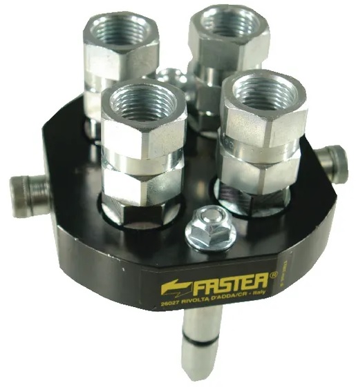 Pikaliitin Multifaster P506 4 x 3/8" (1/2" kierre; työkoneosa) - Hydrauliikka - 2P506412GMC - 1