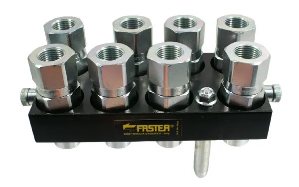 Pikaliitin Multifaster P808 8 x 1/2" (työkoneosa) - Hydrauliikka - 2P808812GMC - 1