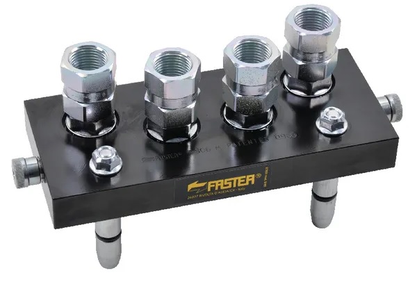 Pikaliitin Multifaster PS06 4 x 3/8" (työkoneosa) - Hydrauliikka - 2PS06412GMC - 1