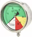 Painemittari Ø 100 mm 0-20-40-60 1/4" BSP liitäntä alhaalla - Painemittarit - MA1002060E - 1