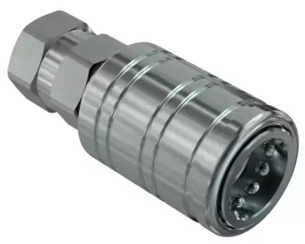 Pikaliitin Push/pull ISO 7241-1A Naaras 1/2" N 3/4"-16 UNF SAE Elim. Faster - Hydrauliikka - 3CPV34UNFF - 1