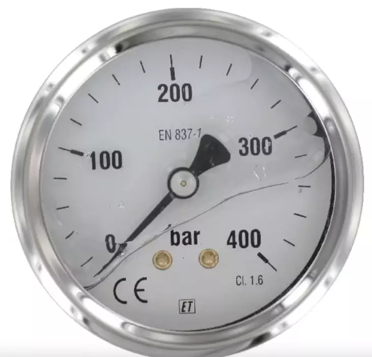 Painemittari 63mm 0-400bar 1/4" takakiinnitys - Painemittarit - MA63400B04SSGF - 1