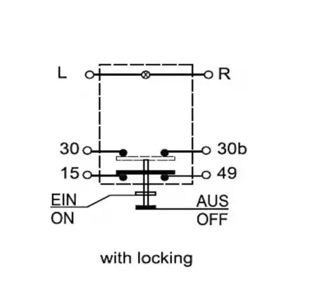Painonappikatkaisin - PTO, pyöreä - Ohjaamo ja kori - 11175190PN - 2
