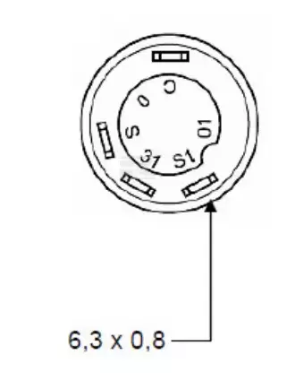 Painonappikatkaisin, Majakka - Sähköjärjestelmä - 11110100PN - 2