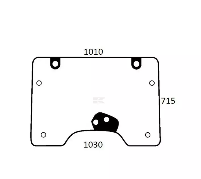 Avautuva tuulilasi ylä, sopii Deutz-Fahr - Ohjaamo ja kori - 001422910N - 1