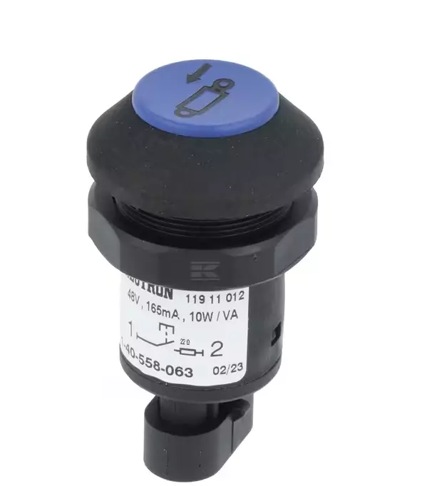 Painonappikatkaisin, nostolaite, pyöreä - Katkaisijat - 11911012PN - 1