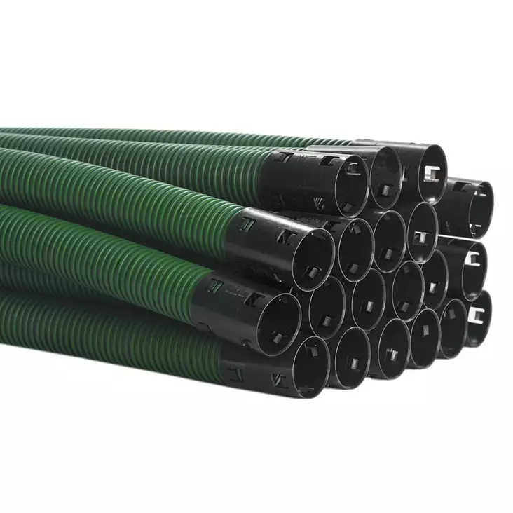 EKO salaojaputki 100 mm x 5 m SN8 - Muut LVI-tarvikkeet - SO10058EKO - 1